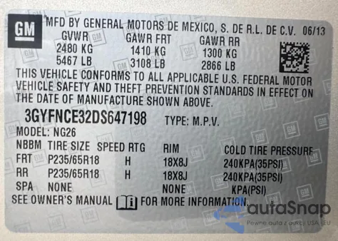 3GYFNCE32DS647198
